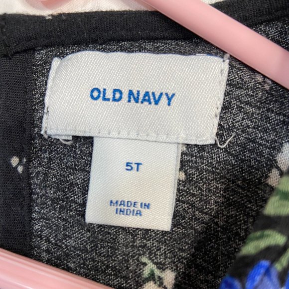 Old Navy Toddler Girl Navy Blue Dress size 5T - Picture 5 of 5